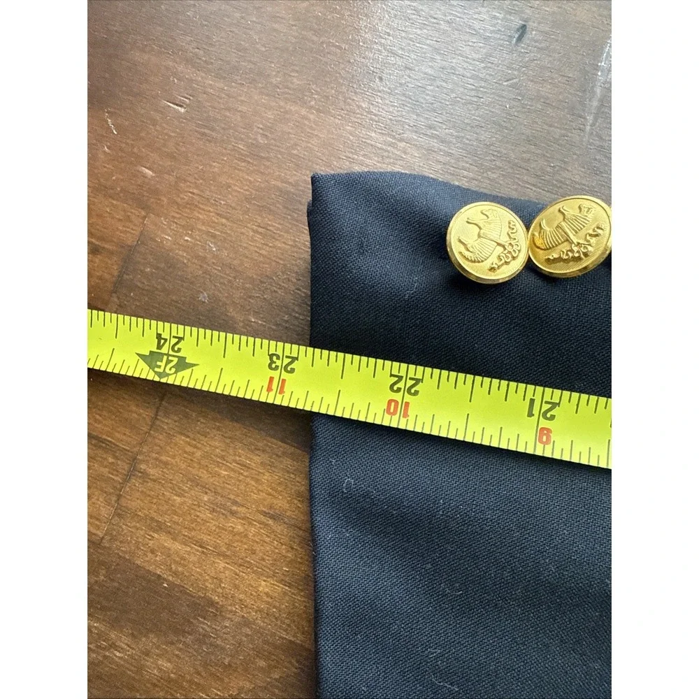 VTG Brooks Brothers Mens Black Wool Blazer Gold Buttons Canada